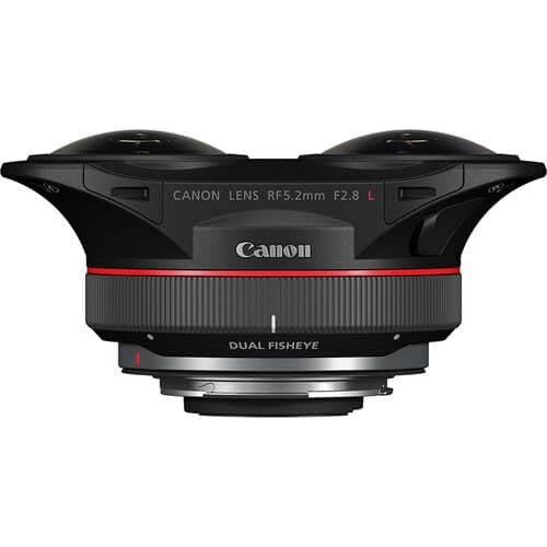 Canon RF 5.2mm f/2.8L Dual Fisheye 3D VR Lens