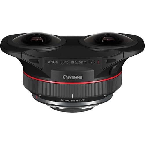 Canon RF 5.2mm f/2.8L Dual Fisheye 3D VR Lens