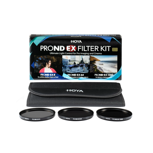 Hoya 55mm Pro ND EX 8 / 64 / 1000 Filter Kit