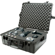 Pelican 1600 Case with Foam Set (Black)