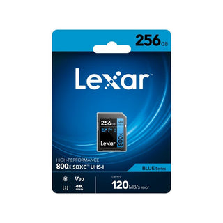Lexar Professional Blue Series 256GB SDXC UHS-I 120MB/s Memory Card - V30