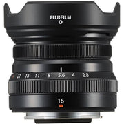 Fujifilm XF 16mm f/2.8 R WR Lens (Black)