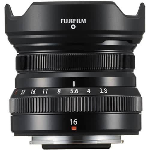 Fujifilm XF 16mm f/2.8 R WR Lens (Black)