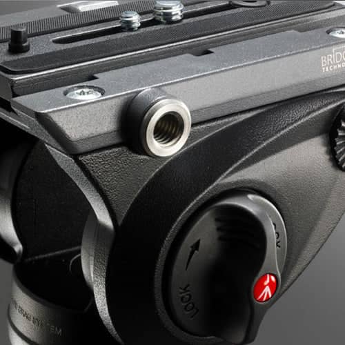 Manfrotto 755CX3 Video Tripod + MVH500AH Fluid Head