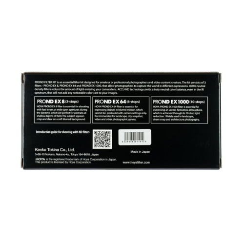 Hoya 77mm Pro ND EX 8 / 64 / 1000 Filter Kit