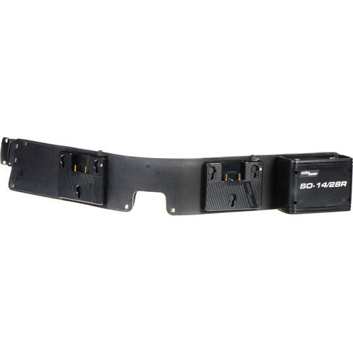Anton Bauer Belt Battery SO-14/28R Dual voltage snap-on holds 2x Gold Mount batteries
