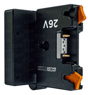 Anton Bauer Plate Shark Fin 26VGld Mt Plus attach 2x26V batteries to ARRI Alexa LF & 65 & SXT cameras