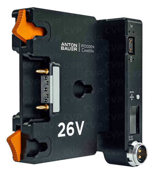 Anton Bauer Plate Shark Fin 26VGld Mt Plus attach 2x26V batteries to ARRI Alexa LF & 65 & SXT cameras
