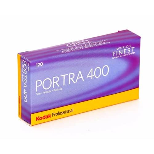 Kodak Portra 400 Color Negative Film (120 Roll Film, 5-Pack)