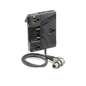 Anton Bauer Holder QR-UNIV Battery Snap-on Integral 20 cable and 4 pin right angle XLR connector