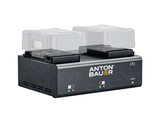 Anton Bauer Charger LP2 Dual Gold Mount low profile priority-based simultaneous two position
