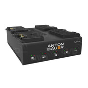 Anton Bauer Charger LP4 Quad Gold Mount low profile priority-based simultaneous four position
