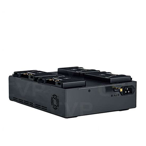 Anton Bauer Charger LP4 Quad Gold Mount low profile priority-based simultaneous four position