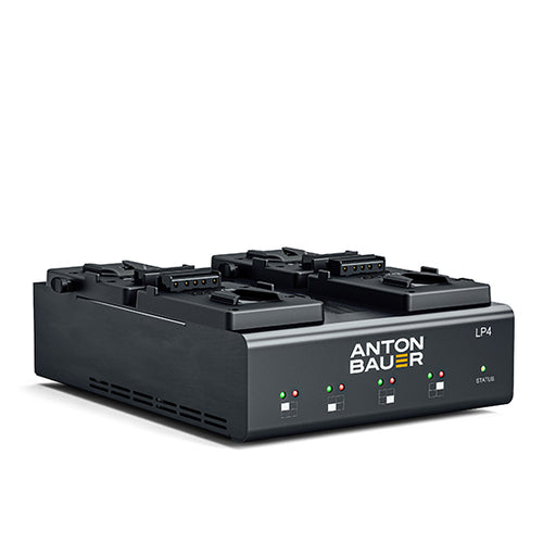 Anton Bauer Charger LP4 Quad V-Mount low profile priority-based simultaneous four position