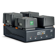 Anton Bauer Charg LP4 Quad Gold Mount Plus Dual Voltage 26V & 14V multi-chemistry quad charger