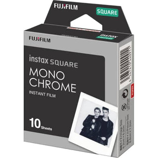 Instax SQUARE Monochrome Film 10 Pack Suitable for Instax SQUARE Range