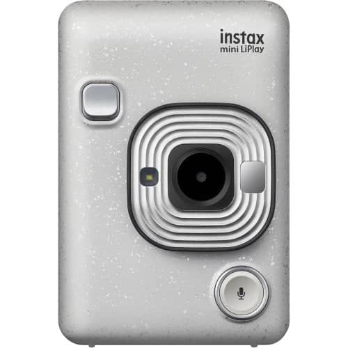 Fujifilm Instax Mini LiPlay Hybrid Instant Camera (Stone White)
