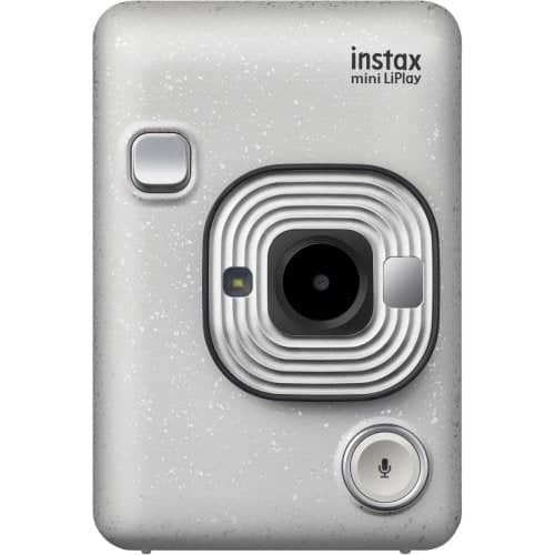 Fujifilm Instax Mini LiPlay Hybrid Instant Camera (Stone White)