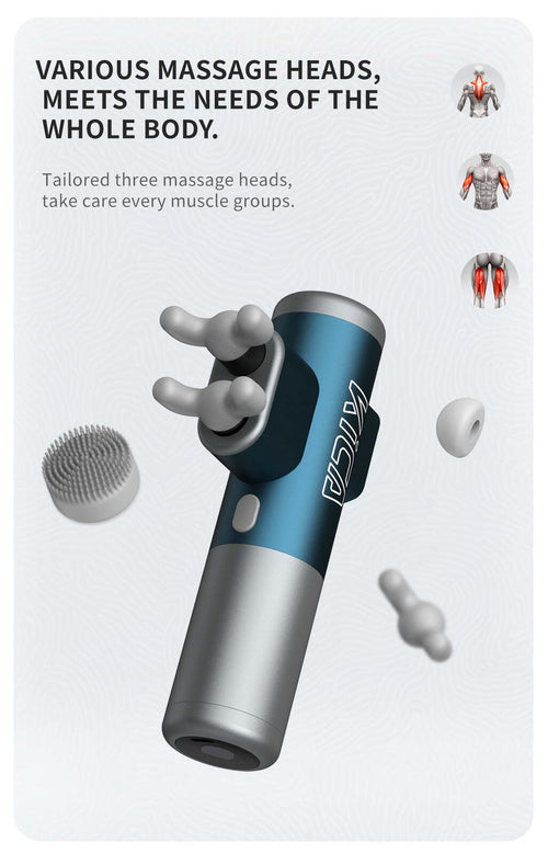 FeiyuTech Kica Pro Double-Head Massage Gun - Blue