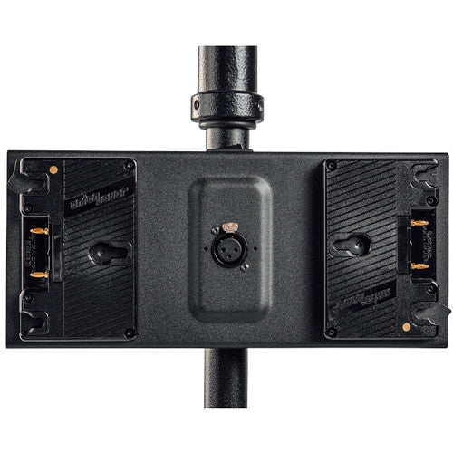 Litepanels Bracket Gemini Gold Mount Dual Powers Gemini 2x1 or 1x1 with 2 Gold Mount 14.4V Batteries
