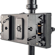 Litepanels Bracket Gemini Gold Mount Dual Powers Gemini 2x1 or 1x1 with 2 Gold Mount 14.4V Batteries