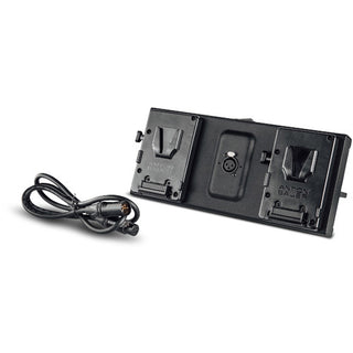 Litepanels Bracket Gemini V Mount Dual Powers Gemini 2x1 or 1x1 with 2 V Mount 14.4V Batteries