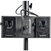 Litepanels Bracket Gemini V Mount Dual Powers Gemini 2x1 or 1x1 with 2 V Mount 14.4V Batteries