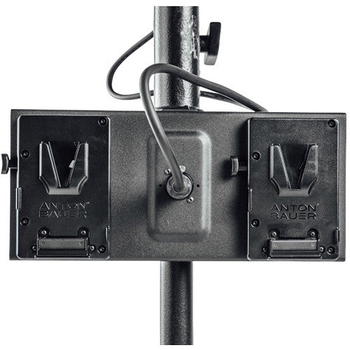 Litepanels Bracket Gemini V Mount Dual Powers Gemini 2x1 or 1x1 with 2 V Mount 14.4V Batteries