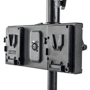 Litepanels Bracket Gemini V Mount Dual Powers Gemini 2x1 or 1x1 with 2 V Mount 14.4V Batteries