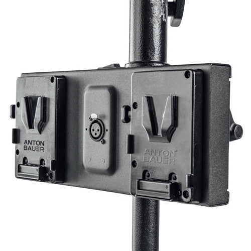 Litepanels Bracket Gemini V Mount Dual Powers Gemini 2x1 or 1x1 with 2 V Mount 14.4V Batteries
