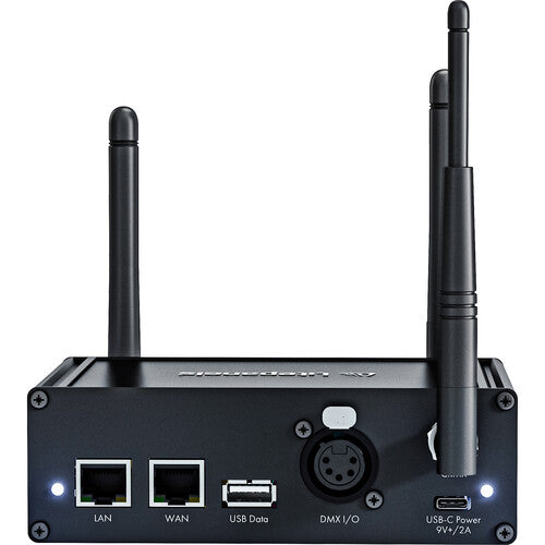 Litepanels Apollo Bridge Wireless inc 1x 3dbi RP-TNC antenna (CRMX) 2x SMA 3dbi antenna (WiFi)