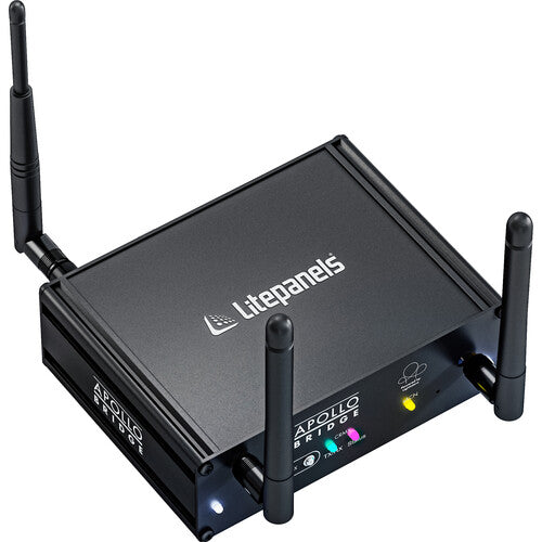 Litepanels Apollo Bridge Wireless inc 1x 3dbi RP-TNC antenna (CRMX) 2x SMA 3dbi antenna (WiFi)