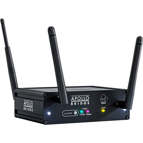Litepanels Apollo Bridge Wireless inc 1x 3dbi RP-TNC antenna (CRMX) 2x SMA 3dbi antenna (WiFi)