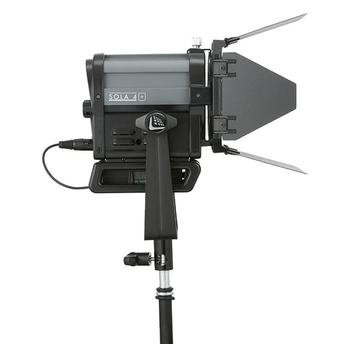 Litepanels Sola 4+ Daylight Fresnel Traveler Kit w/ Barndoor, stands, Trolley Case Litepanels