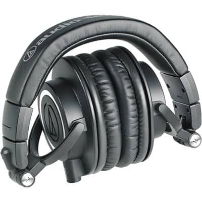 Audio Technica ATH-M50x Monitor Over-Ear Headphones (Black)