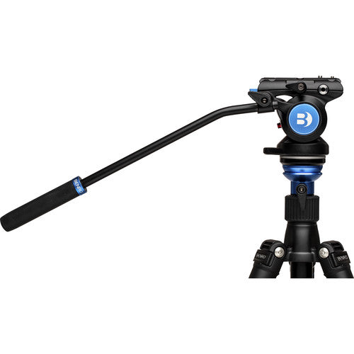 Benro A2573F Aluminum Single Tube Tripod with S4Pro Fluid Video Head