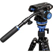 Benro A2573F Aluminum Single Tube Tripod with S6Pro Fluid Video Head