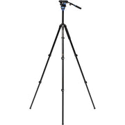 Benro A2573F Aluminum Single Tube Tripod with S6Pro Fluid Video Head