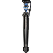 Benro A2573F Aluminum Single Tube Tripod with S6Pro Fluid Video Head