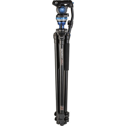 Benro A2573F Aluminum Single Tube Tripod with S6Pro Fluid Video Head