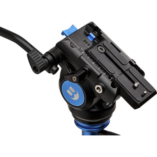 Benro A2883F Reverse-Folding Aluminum Travel Tripod with S4Pro Fluid Video Head