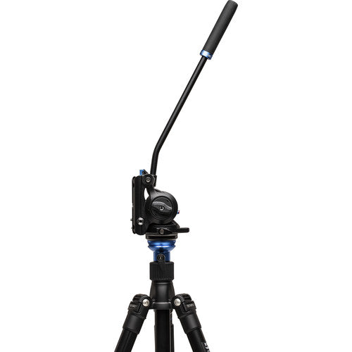 Benro A2883F Reverse-Folding Aluminum Travel Tripod with S4Pro Fluid Video Head