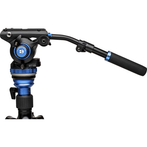 Benro A3883 Reverse-Folding Aluminum Travel Tripod with S6Pro Fluid Video Head