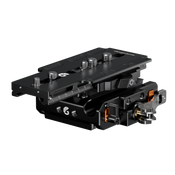 Bright Tangerine LeftField 3 QR Baseplate (Freefly Movi) for RED V-RAPTOR