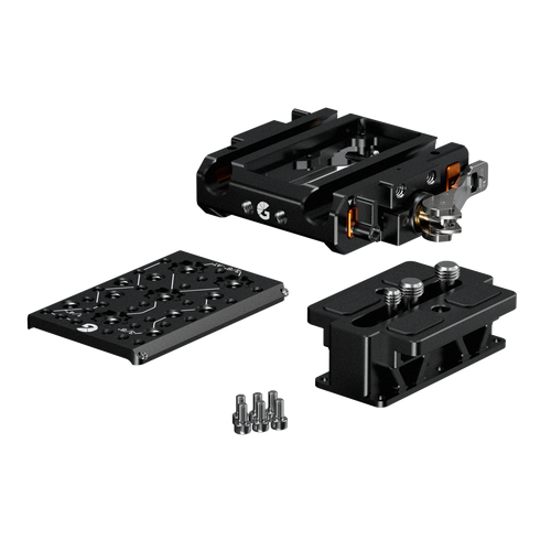 Bright Tangerine LeftField 3 QR Baseplate (Standard) for RED V-RAPTOR
