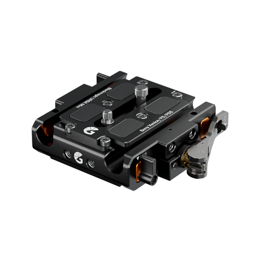 Bright Tangerine LeftField 3 15mm LWS Baseplate for Sony VENICE 1 & 2 (Standard)