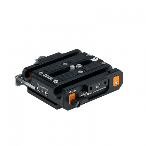 Bright Tangerine LeftField 3 Sony FS7/FX9 QR Baseplate