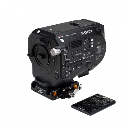 Bright Tangerine LeftField 3 Sony FS7/FX9 QR Baseplate