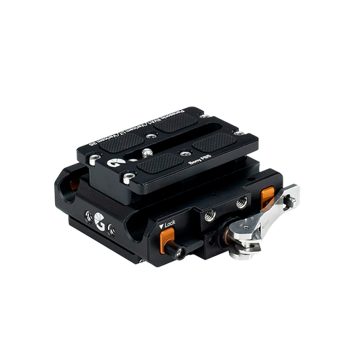 Bright Tangerine LeftField 3 Sony FS5 QR Baseplate