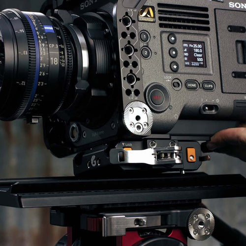 Bright Tangerine Sony VENICE 1 & 2 Split Riser for 15mm Baseplate